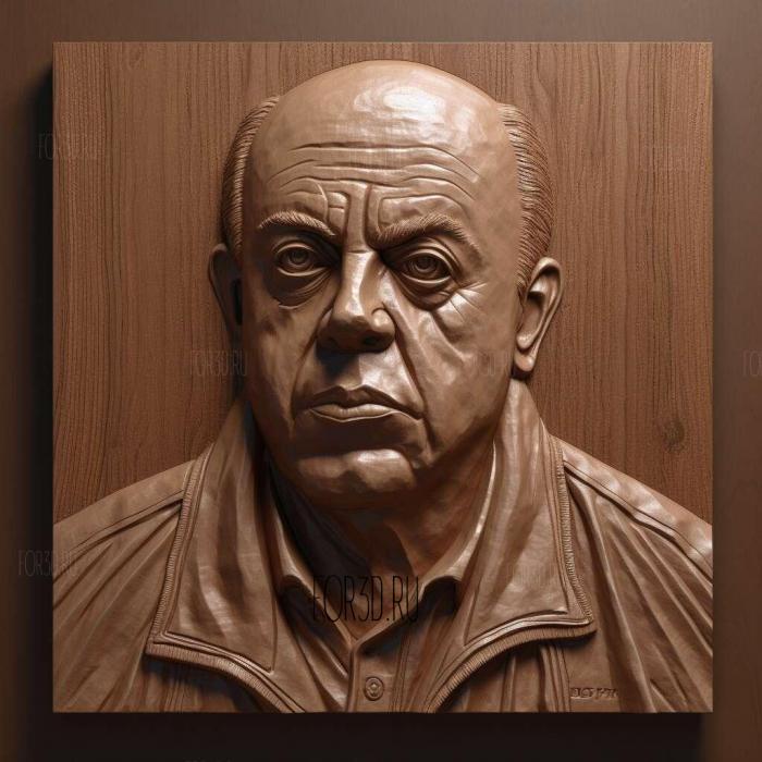 Billy Joel 3 stl model for CNC